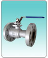 One piece body ball valve