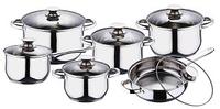 CNBM 5 Steps Bottom Stainless Steel Cookware Sets