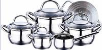 CNBM Belly Shape Stainless Steel Cookware Sets