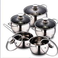 CNBM Belly Stainless Steel Cookware Set