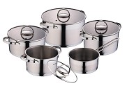CNBM Straight Bottom Stainless Steel Cookware Set