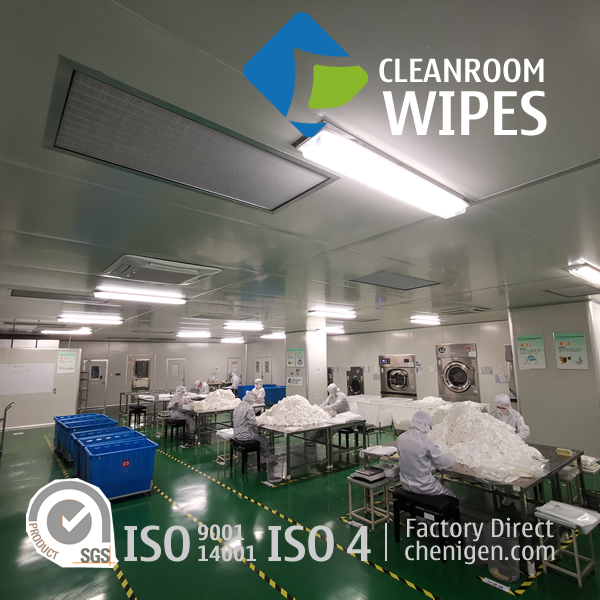 100 Polyester Lint Free Wipers Cleanroom