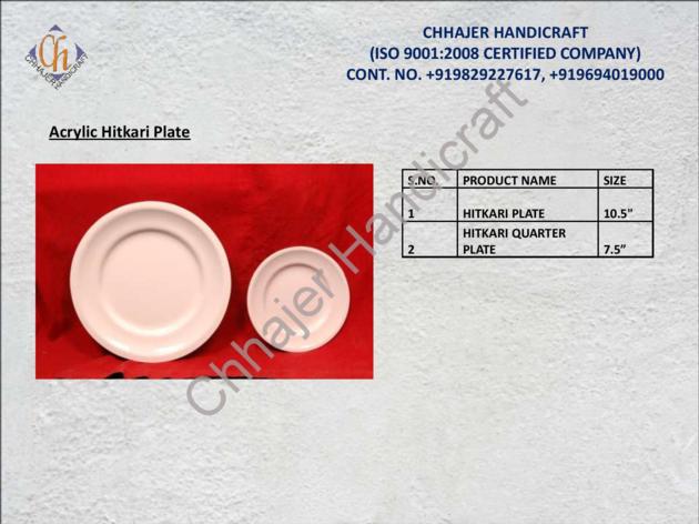 Acrylic Plate