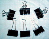 BLACK BINDER CLIPS