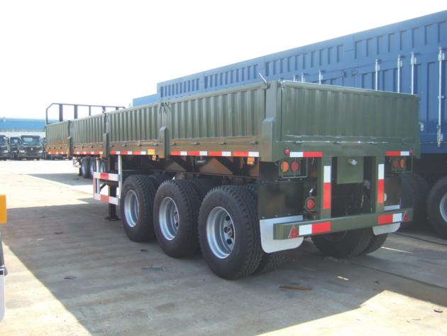 Flat Top Semi Trailer 3 Axles