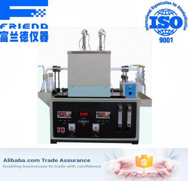 Dark oil sulfur content analyzer (tube furnace method)