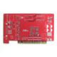 Double layers PCB with Red Solder Mask