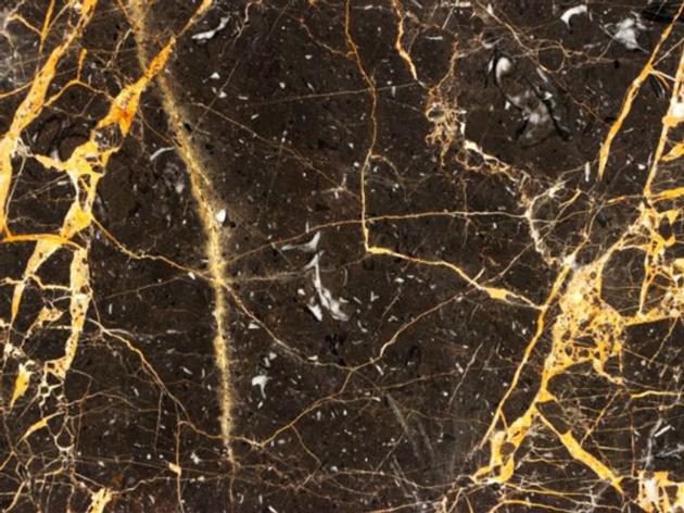 Golden black marble