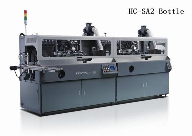 Automatic bottle screen printer for bottles 