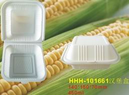 Biodegradable Corn-starch Disposable Lunch Box