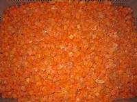 IQF carrot dices 