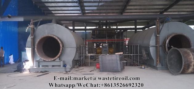 Full Automatic Tire Pyrolysis Oil Recycling