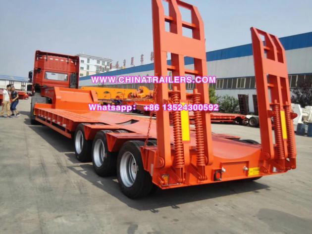 Lowbed Trailer| 3 Axles 80T Capacity| Low Loader| Semi Trailer