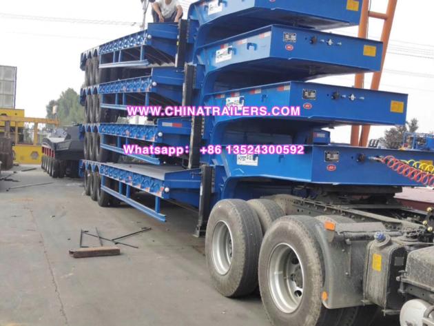 Lowbed Trailer 3 Axles 80T Capacity