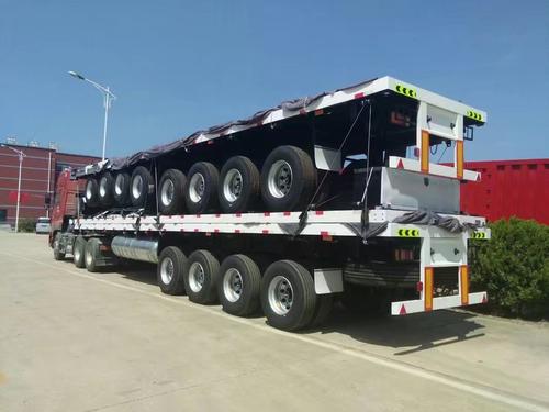 ChinaTrailers 3 Axle 60ft Flatbed Container