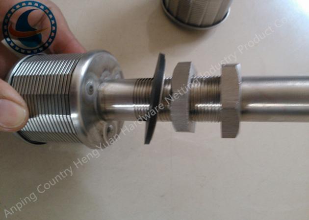 25 micron pond use metal nozzle stainer ,stainless steel nozzles