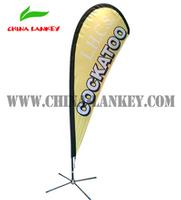 FEATHER FLAG BANNER FOR ADS PROMO CHEERING