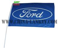 advertising hand waving flag