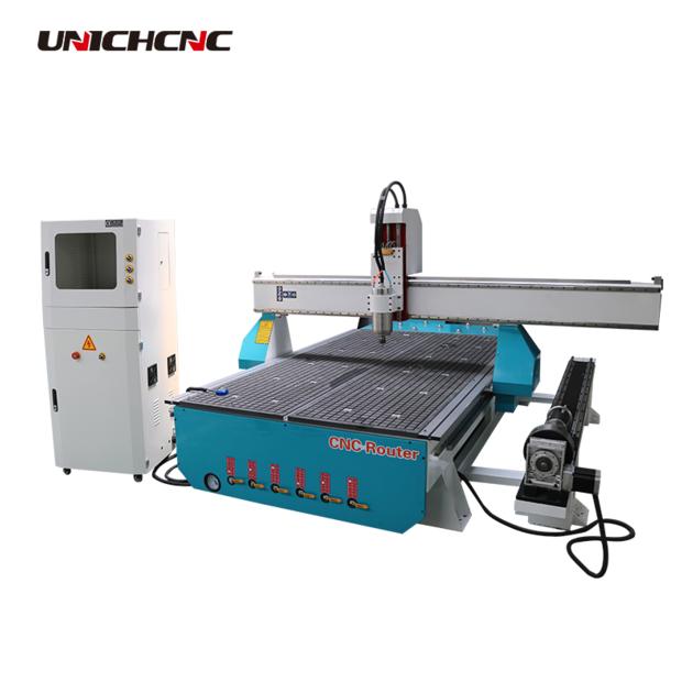 china wood cnc router machine with rotary device
