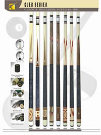 pool cues