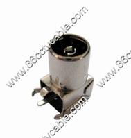 TV socket with shield