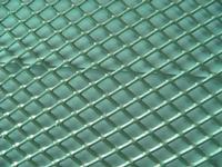 Diamond hole expanded metal panels for construction