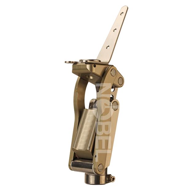 Modular polycentric knee joint with pneumatic swing phase control