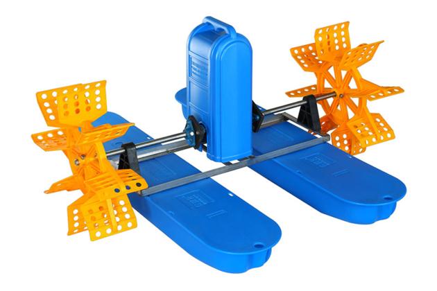 Two-Impeller paddle wheel aerator