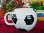 football ceramic mug