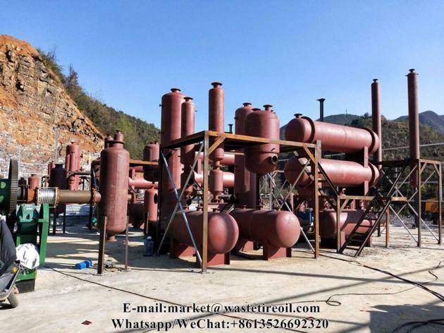 Full Automatic Tire Pyrolysis Oil Recycling