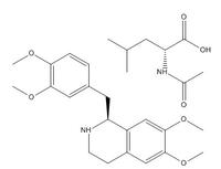 R-Tetrahydropapaverine N-acetyl-L-leucinate