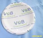 Biodegradable Corn-starch Disposable Round Plate