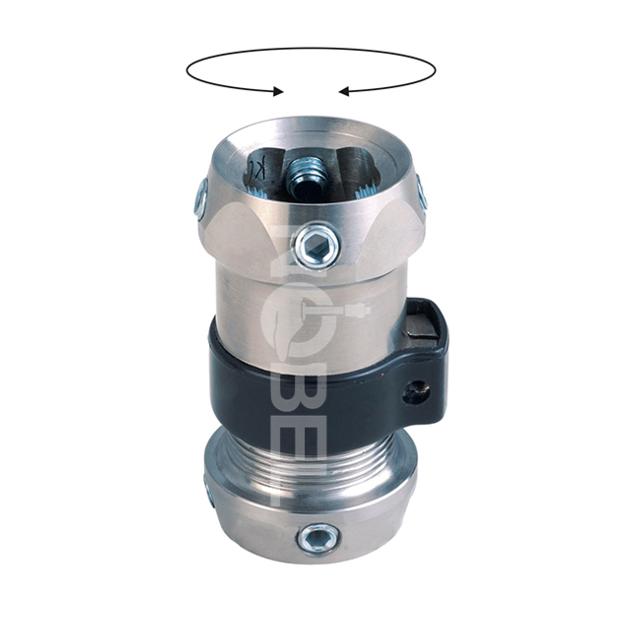 Adjustable prosthetic leg double adapter