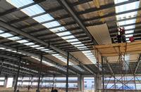 large span steel structure warehouse frame