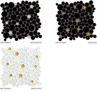 mosaics tiles: bubbles