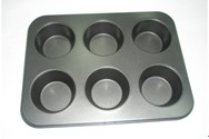 6 large cup bun sheet 