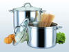 4pcs stainless high pot sets