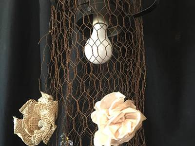 Chicken Wire Lampshade Suits for Pedant Light, Table Light