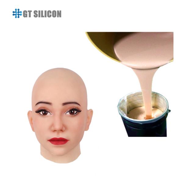 RTV-2 Human Mask Making Addition Liquid Silicone Rubber For Silicone Face Masks 