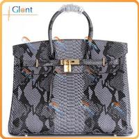 Hermes Boa Veins Birkin 35CM Bag Silve Grey 1041