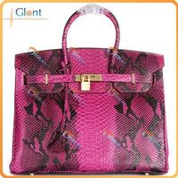 Hermes Python Veins Birkin 35CM Bag Peach Red 1041