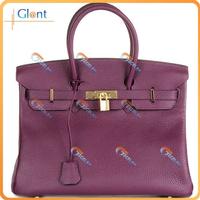 Hermes Birkin 35CM Togo Leather Handbag Purple 1041