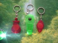 Flashlight Keychains Of Plastic