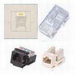 modular Jack, face plate, wall plate, modular plug