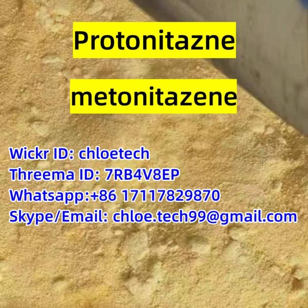 yellow pure powder metonitazene cas 14680-51-4