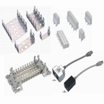 back mounting frame, IDC connector, ISDN adapter