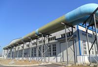 good steel structure building material workshop for Sewage treatment