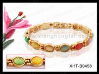 bio magnetic women's stainless steel energy bracelet
