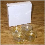 Sell Stock Lot 06  -  Candle w/Glass Holder, Jelly Wax + Gold Color Shining Material