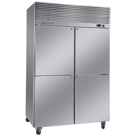 Solid Door Reach In Refrigerator